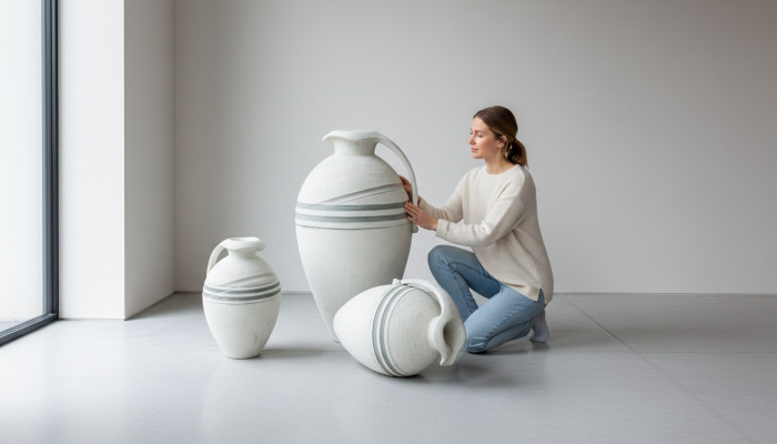 Pots de fleurs, pots de plantes, décoration naturelle, figure de jardin, pots de fleurs de jardin, vases