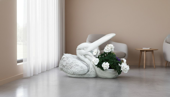 Cache-pot, pot de fleurs, décoration de jardin, figurines de jardin, vases, pots de fleurs naturels