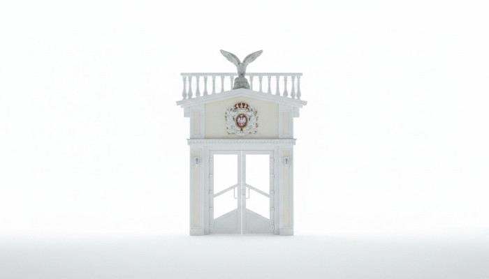 Noble blason décoratif murs de maison sculpture de jardin figurines sculptures