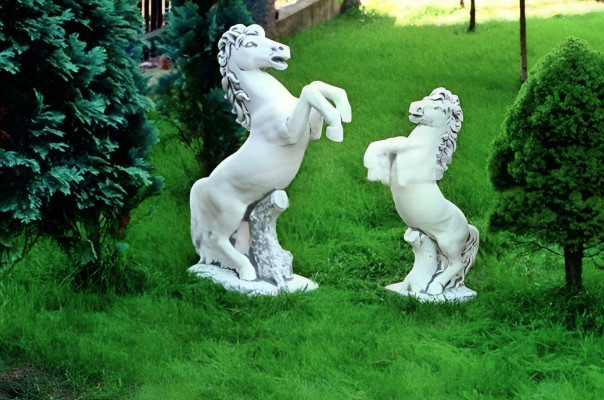 Décoration de jardin Statue de cheval Sculpture Figures Sculptures Designer