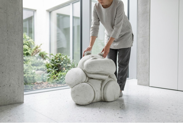 Décoration de jardin Statue d'hippopotame Sculpture Figures Sculptures Designer