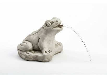 Figurine de jardin "Fontaine Grenouille" 20cm figurine d'étang, en pierre moulée.
