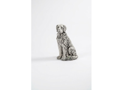 Décoration de jardin Statue de chien Sculpture Figurines Gris Sculptures Designer