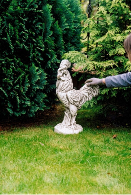 Décoration de jardin Statue de poule Sculpture Figures Sculptures Designer
