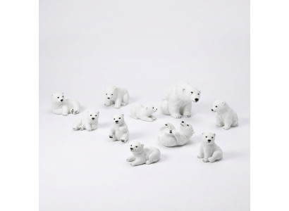 Figurine d'ours polaire statue ours décoration de jardin figurines statues figure décorative