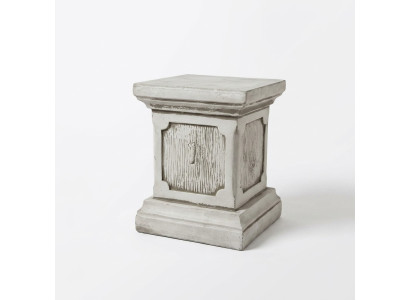 Décoration Colonne Colonnes Style Antique en Pierre Romain Blanc Décorer Support Base