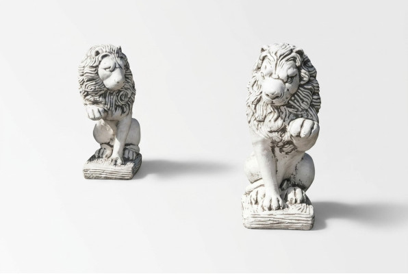 Décoration de jardin Statue de lion Sculpture Figurines Sculptures Nature Designer