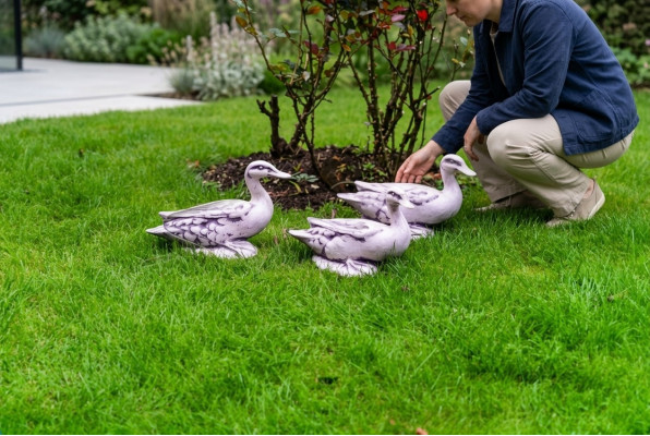 Décoration de jardin Canard Pierre Patio Figures Figure Statue Sculpture