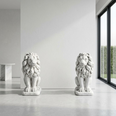 Décoration de jardin Statue de lion Sculpture Figures Sculptures de nature Designer