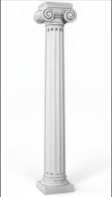 211cm Antike Säule Säulen Steinskulptur Statue Römischer Garten-Stil