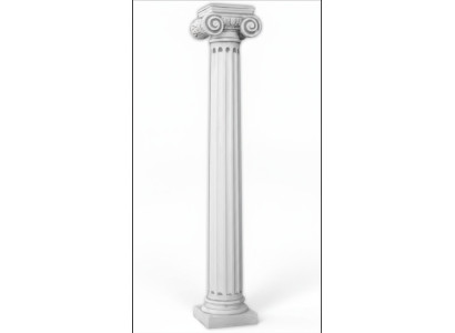 211cm Antike Säule Säulen Steinskulptur Statue Römischer Garten-Stil