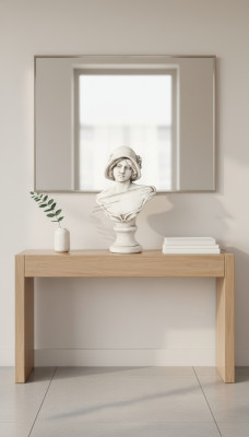 Buste Femme Style Antique Antiquité 40cm Figure en Pierre Sculpture Sculptures