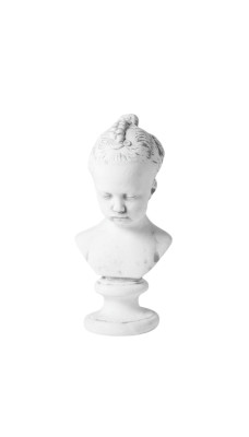 Buste Enfant Style Antique Antiquité 43cm Figurine en Pierre Sculpture Sculptures