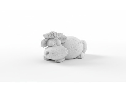 Décoration de jardin Hippo Patio Pierre Figurines Figure Statue décorative