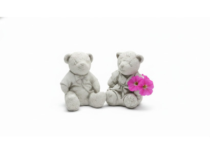 Décoration de jardin Ours Patio Pierre Figures Nature Figurine Statue Décorative