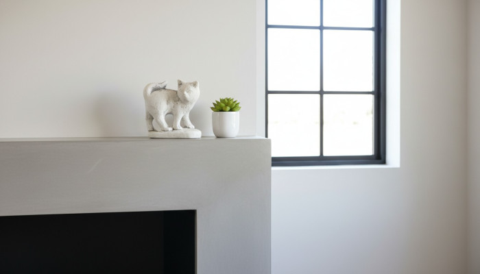 Décoration de jardin Chat Patio Pierres Figures Figurine Statue Décorative Sculpture 494