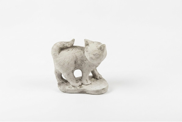 Décoration de jardin Chat Patio Pierres Figures Figurine Statue Décorative Sculpture 494