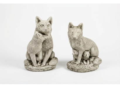 Décoration de jardin statue renard sculpture figures sculptures figure de designer