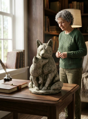 Statue de chat décorative de jardin sculpture figures sculptures figure de designer
