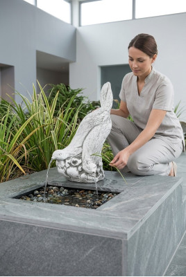 Décoration de jardin statuette de furet en fer sculpture figurines sculptures designer