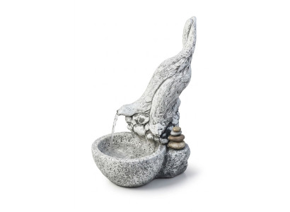 Décoration de jardin statuette de furet en fer sculpture figurines sculptures designer