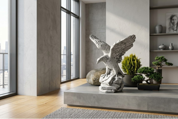 Aigle statue de rapace XXL figure sculpture sculptures statues figures