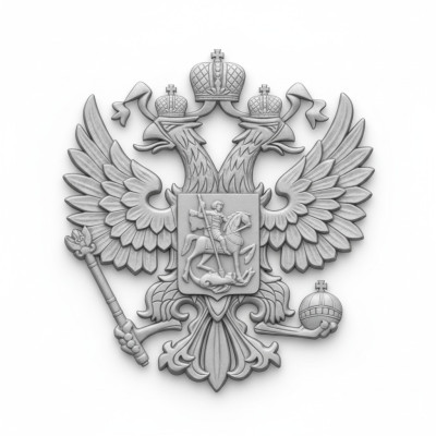 Mur d'image en relief Images Russie Russie Armoiries Aigle Tête Antique