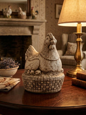 Poussin Poulet Jardin Figurine Statue Figures Statues Sculpture Décoration
