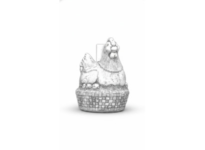 Poussin Poulet Jardin Figurine Statue Figures Statues Sculpture Décoration