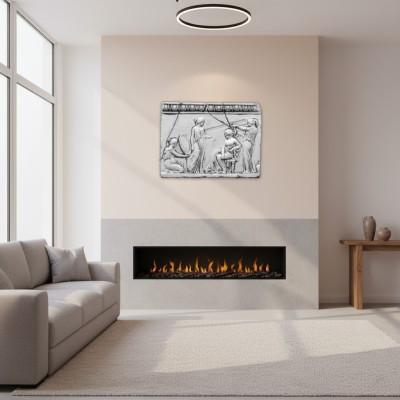 Soulagement des femmes Art antique Sculpture murale Image murale Images Plaque de pierre