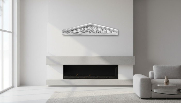 Relief de porte arqué de style antique image images relief mural en pierre portes de dalle