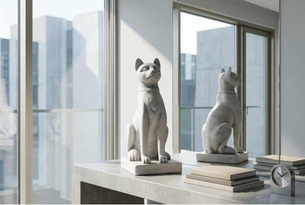 Statue de chat égyptien Figurine Statues Décoration de jardin Patio