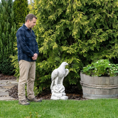 Figure Aigle Statue de Jardin Sculpture Sculptures Décoratives Figures Statues