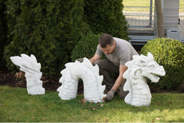 Figure Serpent Dragon Statue de jardin Sculpture Sculptures Figures