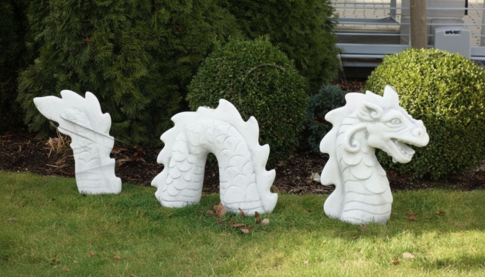Figure Serpent Dragon Statue de jardin Sculpture Sculptures Figures