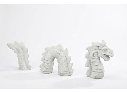 Figure Serpent Dragon Statue de jardin Sculpture Sculptures Figures