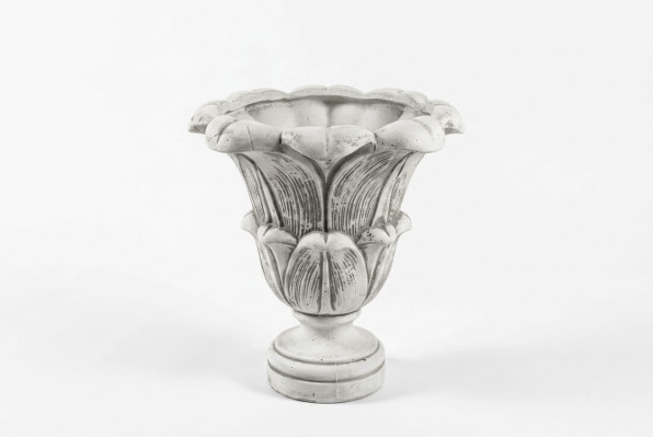 Panier de fleurs Fleurs Vase Récipient Figurines de jardin Décoration de terrasse Statue
