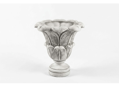 Panier de fleurs Fleurs Vase Récipient Figurines de jardin Décoration de terrasse Statue