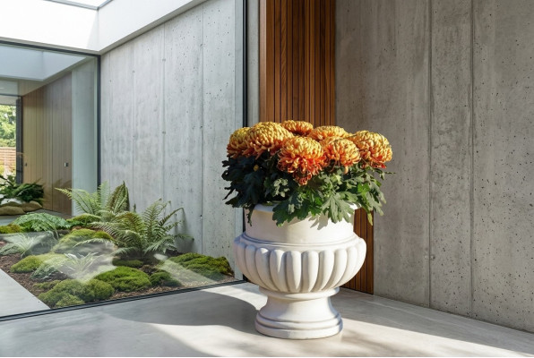 Pots de fleurs boîte décorative pots de fleurs XXL en béton pour jardin terrasse.