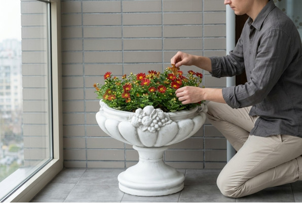 Boîte de pots de fleurs pour pots de fleurs XXL en béton de jardin terrasse décorative