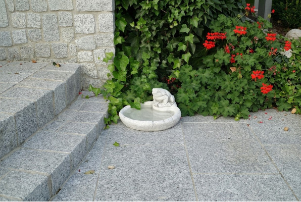 Bain d'oiseau Sculpture Design Chiffre Statue Décor Figurines de jardin Statues