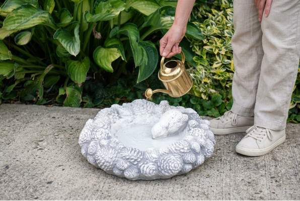 Potion d'oiseau Sculpture Design Décoration Figure Statue Figurines de jardin Statues