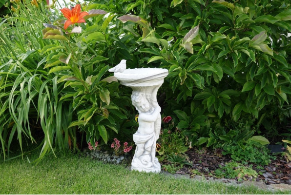 Décoration d'oiseau, potions, sculpture, conception de figurine de statue de jardin, statues de figures de jardin