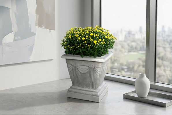Vase de fleurs boîte de fleurs jardin pierre décoration fleurs décoratives