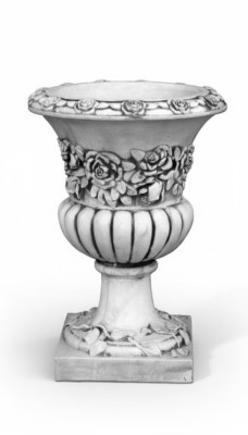 Vase à fleurs boîte de fleurs pierre de jardin décoration décorative style antique fleurs