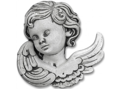 Pierre tombale Décoration de pierre tombale Figurine d'ange Sculpture Blanche naturelle de Dieu