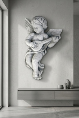 Décoration de tombe, décoration de pierre tombale, figure d'ange, sculpture décorative, Dieu saint