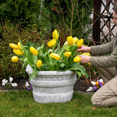 Conception pot de fleur pot décoratif haut pot de plante conteneur pots figure visage