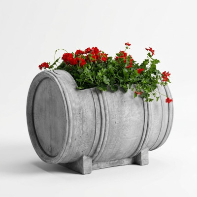 Conception pot de fleur dessus pot de plante vaisseau figure pots visage sculpture décorative