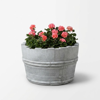 Pots de fleurs boîte à pots de fleurs XXL décoratifs de jardin en béton pour terrasse